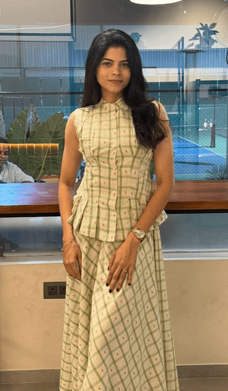 Top and skirt set